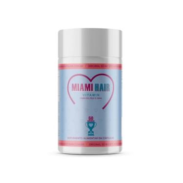 Imagem de Miami Hair Vitamin A Fórmula Premium que Seu Cabelo Precisa para Crescer Saudável 60 Cápsulas Eua