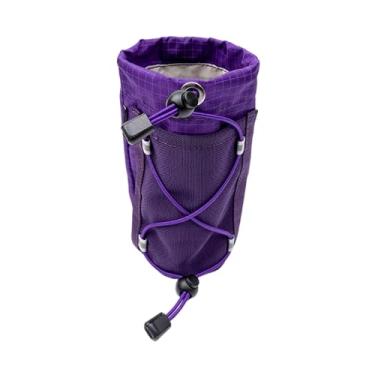 Imagem de Dynwave Suporte multifuncional para garrafa de água para mochila, ideal para corrida, ciclismo e pesca, Roxo