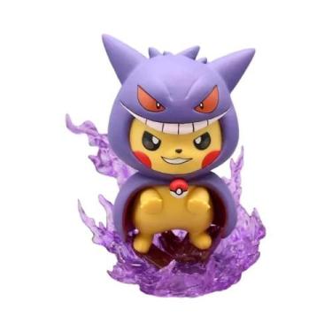 Imagem de Conjunto De Figuras Pokémon De 12cm Pikachu Gengar Charizard Modelo De