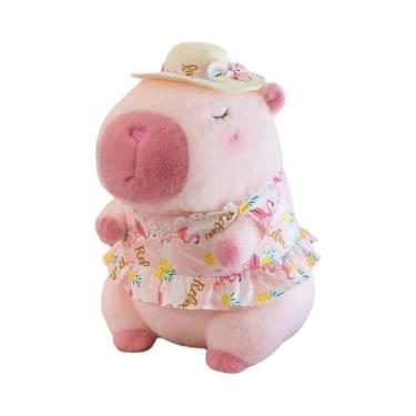 Imagem de Boneco De Pelúcia De Capivara Fofo, Brinquedo Kawaii Macio, Animal De 