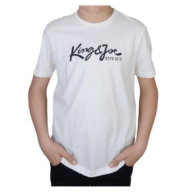Imagem de Camiseta Infantil Menino King&joe Off White - CA1100-Masculino