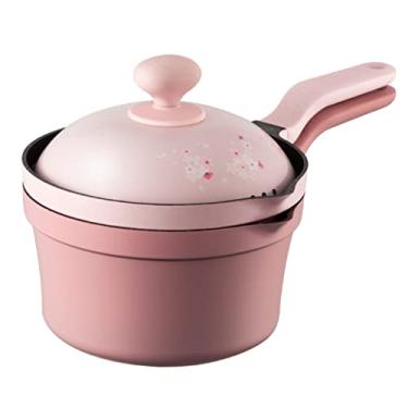 Imagem de Conjunto de panelas antiaderentes, panelas com tampa para todos os fogões de indução, 18 cm