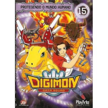 Imagem de DVD Digimon Volume 15 Protegendo o Mundo Humano Original - PlayArte