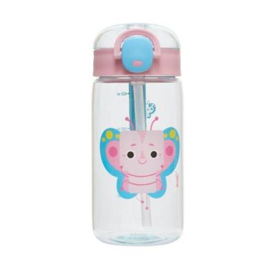 Imagem de Garrafa Infantil Tritan Com Canudo Silicone Antivazamento - Kouii, Bor