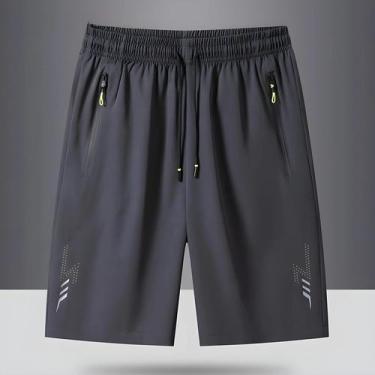 Imagem de Shorts Esportivos Masculinos para Corrida, Academia e Treinamento - Pr