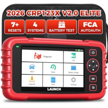 Imagem de LAUNCH Scanner OBD2 CRP123X V2.0, ferramenta de digitalização de diagnóstico de atualização gratuita vitalícia 2025, leitor de código de motor de verificação de carro com óleo/freio/SAS/BMS/DPF/ABS