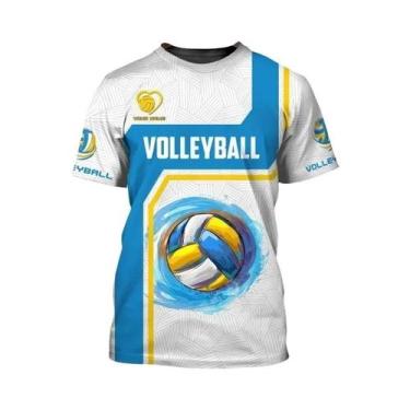 Imagem de Camiseta De Voleibol Unissex Oversized Personalizada Com Nome Presente