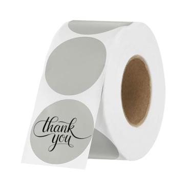 Imagem de PATIKIL 800 peças de etiquetas térmicas redondas, adesivos coloridos em círculo de 4 cm, etiquetas autoadesivas para impressão térmica, escritório, decoração de casa, diário, lista de tarefas, caderno