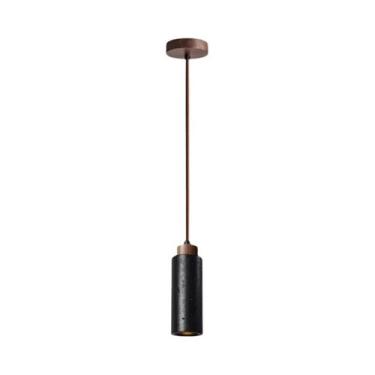 Imagem de Luminária Pendente Black Hole Stone, Design Moderno Minimalista, Estil
