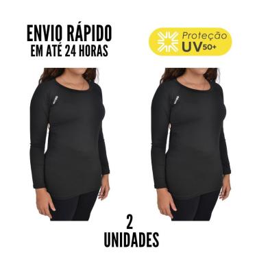 Imagem de 2 Camisetas Longa Segunda Pele Infantil Unissex-Unissex