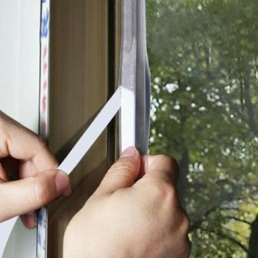 Imagem de Fita de Vedação Impermeável de Silicone 3M, Antipó, Anti-Insetos, Transparente, para Portas e Janelas