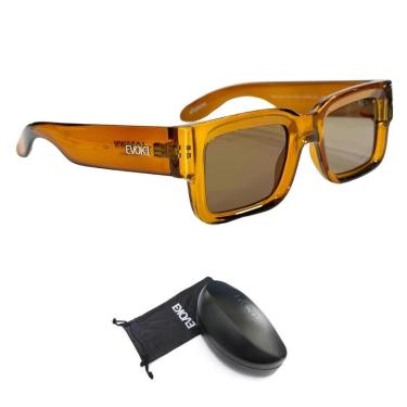 Imagem de Óculos de Sol Evoke Lodown G02 Crystal Ambar Brown Gradient-Unissex
