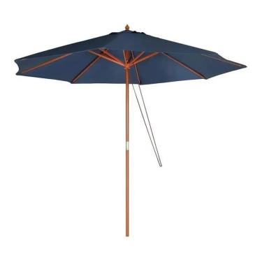 Imagem de OMBRELONE MADEIRA 3,0m AZUL (1)