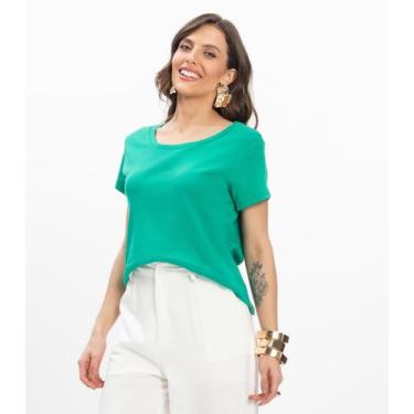 Imagem de Blusa Feminina Infinita Cor Verde, P, Verde