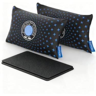 Imagem de Gizmolet 500 g × 2 [1 kg] Bolsa de desumidificador recarregável para carro, reativação rápida, grandes pacotes dessecantes para armazenamento de arma segura para banheiro, gel de sílica absorvente de