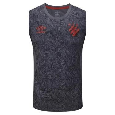 Imagem de Regata Umbro Sport Recife Treino 2024/25 Masculina - Chumbo P, Chumbo,