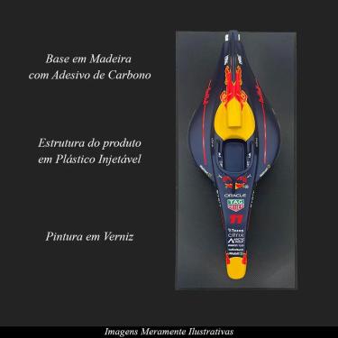 Imagem de Quadro 3D Carenagem Carro Fórmula 1 Cockpit RB18 Max Verstappen 2022 G53 - Gran Belo