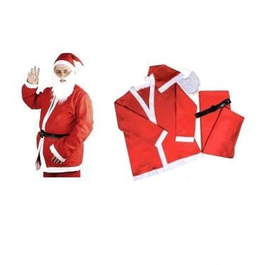 Imagem de Fantasia Papai Noel Flanelada Feltro 100% Poliéster - Magizi