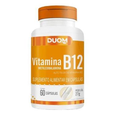 Imagem de Metilcobalamina Vitamina B12 Duom 60 Cápsula 450 Mg