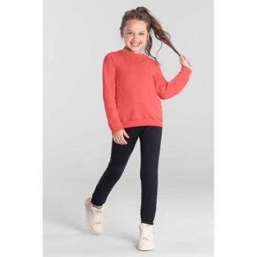 Imagem de Blusão Infantil Menina Em Moletom Brandili-Feminino