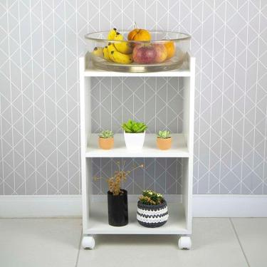 Imagem de Nicho Organizador Multiuso Móvel Para Cozinha Com Rodinha 40cm