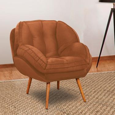 Imagem de Poltrona Evora em Madeira Eucalipto Movellu Home