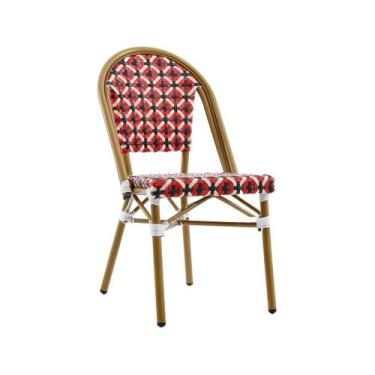 Imagem de Cadeira Bistrô Aron Vermelho e Preto Westwing - Westwing Collection, C
