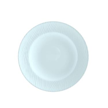 Imagem de Prato Fundo Sopa Linha Relevo Dunas Azul Germer Porcelanas