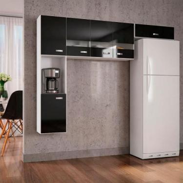 Imagem de Armário Suspenso para Cozinha Júlia Poquema, Preto