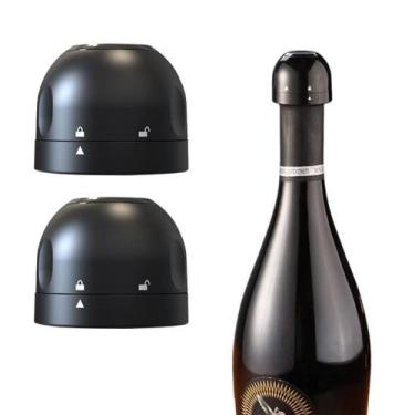 Imagem de 2 Un Rolha De Vinho Pressão Vedada A Vácuo Anti Vazamento - Rolha Plás