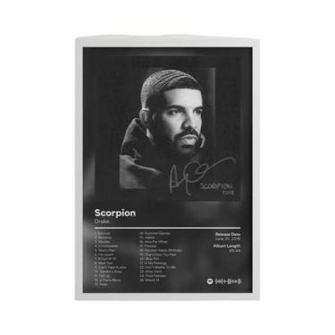 Imagem de Pôster Estético Do Álbum De Música Drake, Arte De Parede Hip Hop Rock,