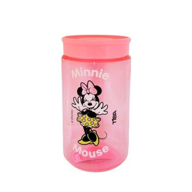Imagem de Pote Organizador Multiuso Rosa 350ml Minnie Mouse Disney 12cm - Tiba