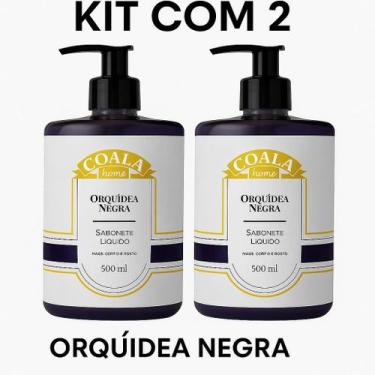 Imagem de Kit com 2 sabonetes líquidos coala orquídea negra 500 ml