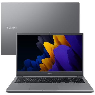 Imagem de Notebook Samsung Book Intel® Dual-Core 4GB 500GB Tela Full HD 15.6” Linux NP550XDZ-KP4BR