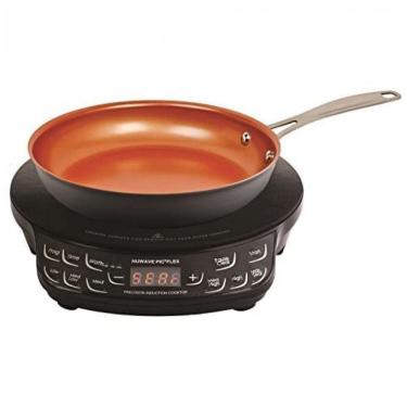 Imagem de Nuwave PIC Flex com Frigideira Antiaderente Anodizada Duralon, Cooktop de Indução Portá...