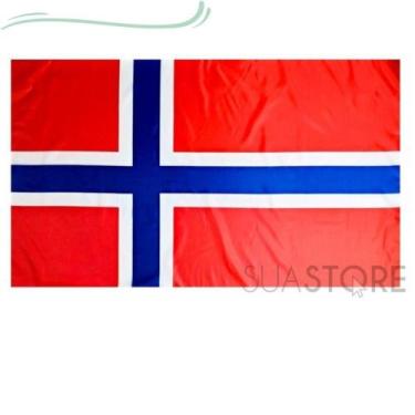 Imagem de Bandeira Noruega 1,50x0,90mt Copa do Mundo Feminino - NoBrand