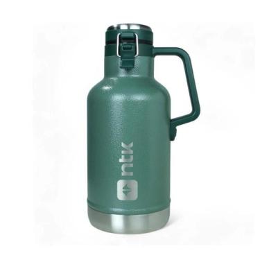 Imagem de Garrafa Térmica Growler NTK 1,9L Verde em Aço Inox Mantém Bebidas Gela
