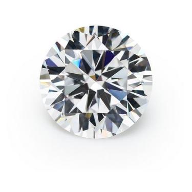 Imagem de 10 Pedras Zircônia 1.0 mm Gemstone Sintética, Corte Redondo, Branco CZ