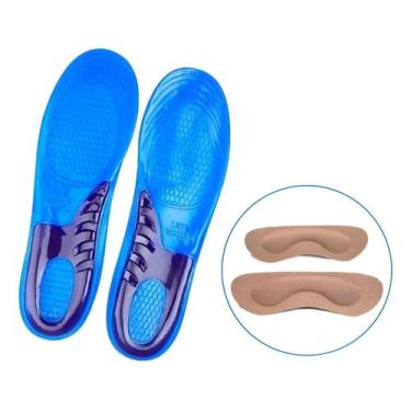 Imagem de Ajustes De Calcanhar Palmilha De Silicone Gel - Impec, 41/44, Ajuste B