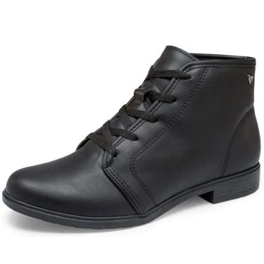 Imagem de Bota Coturno Feminina Cadarço Casual Conforto Mississipi