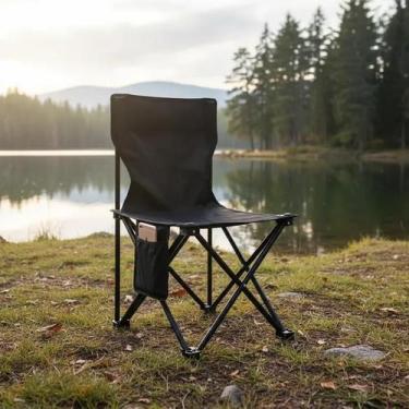 Imagem de Banqueta Camping Dobrável Com Bolsa Pesca Praia Banco 70cm - Yeet