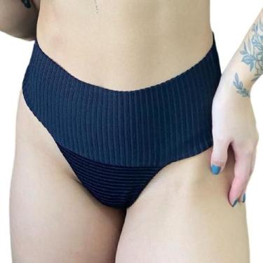Imagem de Calcinha Avulsa Hot Pants Faixa Canelado Mônaco Cores - Califórnia Bra