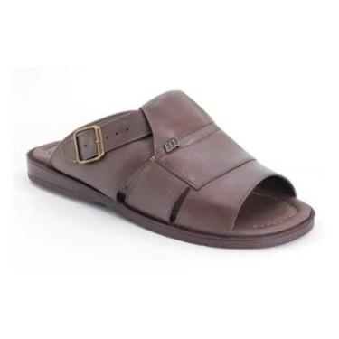 Imagem de Sandália Masculina Italianinho em Couro 120340314-Masculino