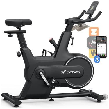 Imagem de Bicicleta Ergométrica Magnética com Suporte para Tabletes e Bluetooth, MERACH MR 667, P...