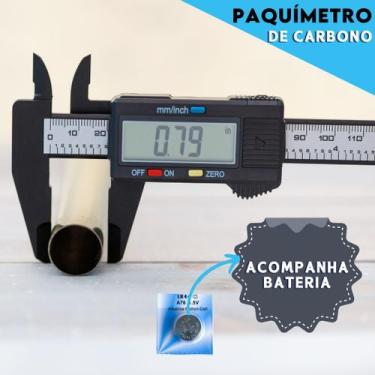 Imagem de Paquímetro em Fibras de Carbono Profissional 150mm com Visor Digital e
