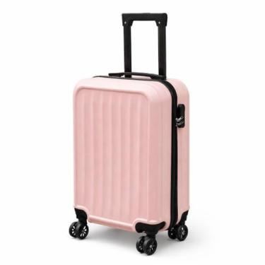 Imagem de Mala de Viagem Bordo 10kg Rígida com Rodas 360 Cadeado Rosa - Yeet