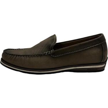 Imagem de Sapato Democrata Mocassim Ted Masculino, 42, Smoke