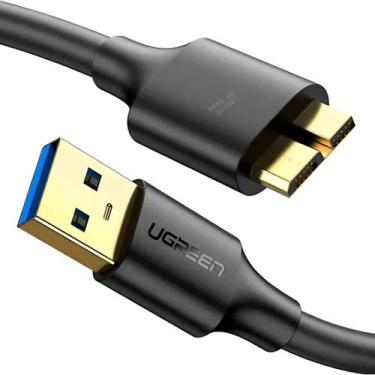 Imagem de Cabo usb para hd externo micro usb 3.0 us130 50cm ugreen - 10840