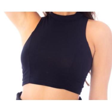 Imagem de Blusa Cropped Gola Alta - Lotus 