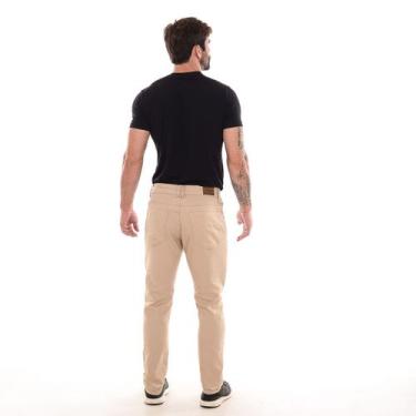 Imagem de Calça sarja masculina skinny Calça báscia esporte fino - Black Jeans, 